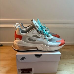 Nike Air Max 270 React - Teal and Orange